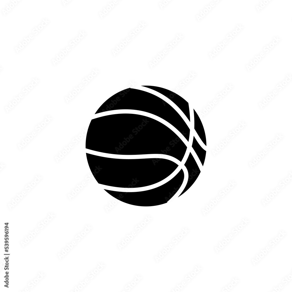 Basketball icon vector illustration. Basketball ball sign and symbol