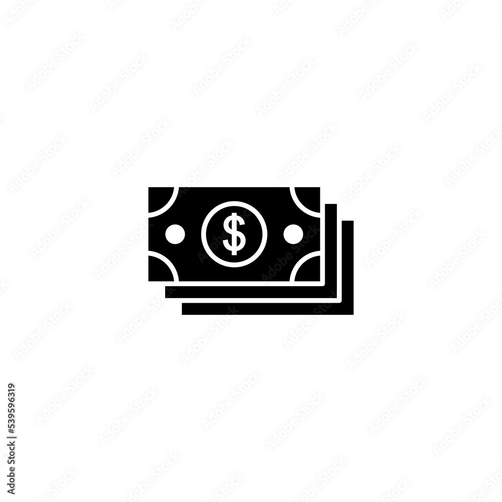 Money icon vector illustration. Money sign and symbol Money icon vector illustration. Money sign and symbol