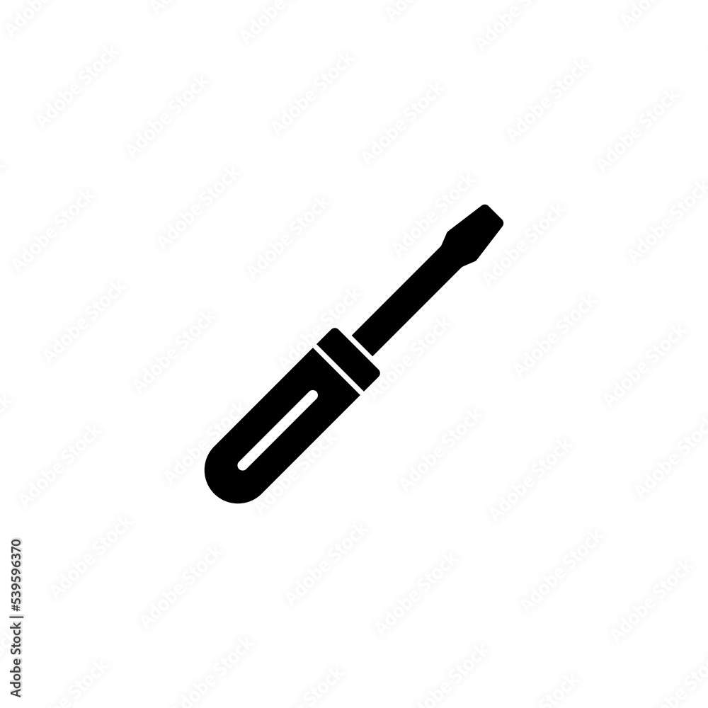 Screwdriver icon vector illustration. tools sign and symbol Screwdriver icon vector illustration. tools sign and symbol