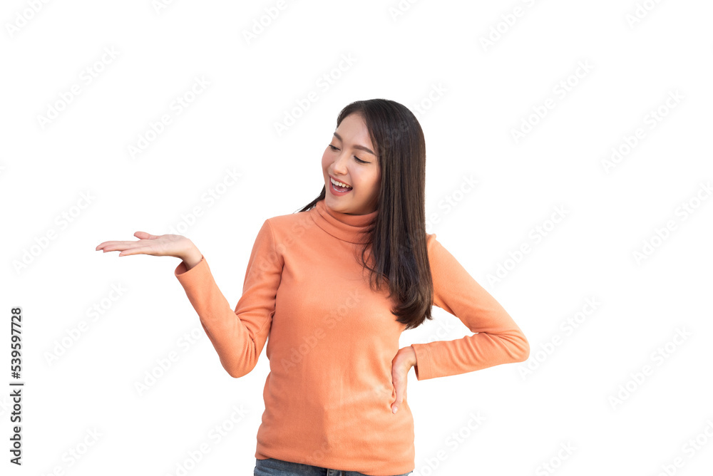 Attractive Girl Portrait, Asian, Asian Girl, Smiling Face, Smiling brightly, Wearing Orange Shirt, Showing Emotion, Banner, Advertisement, Copy Space, transparent Background, PNG, Asian Girl Concept. Attractive Girl Portrait, Asian, Asian Girl, Smiling Face, Smiling brightly, Wearing Orange Shirt, Showing Emotion, Banner, Advertisement, Copy Space, transparent Background, PNG, Asian Girl Concept.