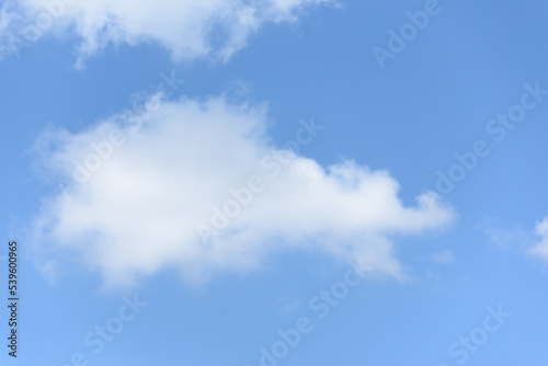 Clouds on blue sky in the nature of the Asian summer  perfect for travel