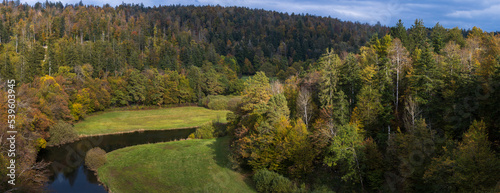 Fototapeta Naklejka Na Ścianę i Meble -  River Rak in Rakov Skocian National Park Slovenia