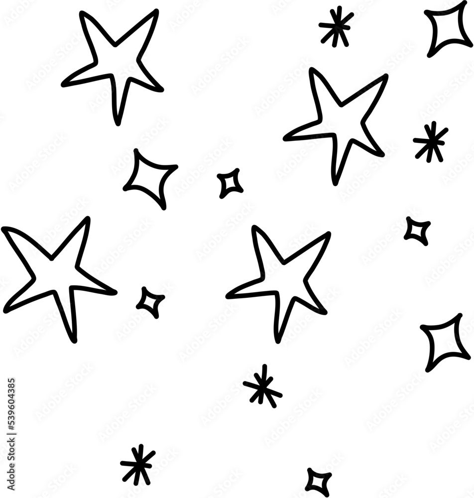 Fireworks Hand Drawn Doodle Fireworks Hand Drawn Doodle