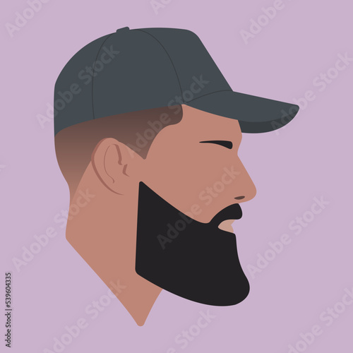 abstract, adult, art, avatar, bearded man, cartoon, character, cute, design, face, flat, graphic, hair, head, human, icon, illustration, image, intelligence, isolated, male, man, mouth, nice, people, 