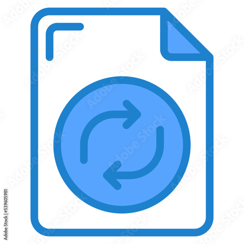 Refresh blue style icon