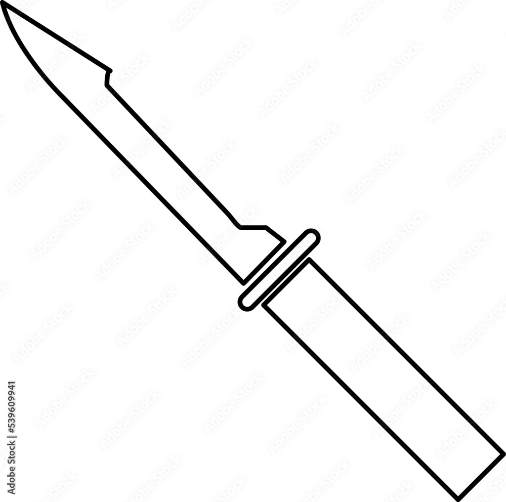 sword icon. sign design on white background..eps