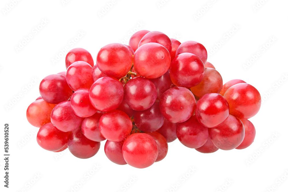 red grape isolated on transparent png