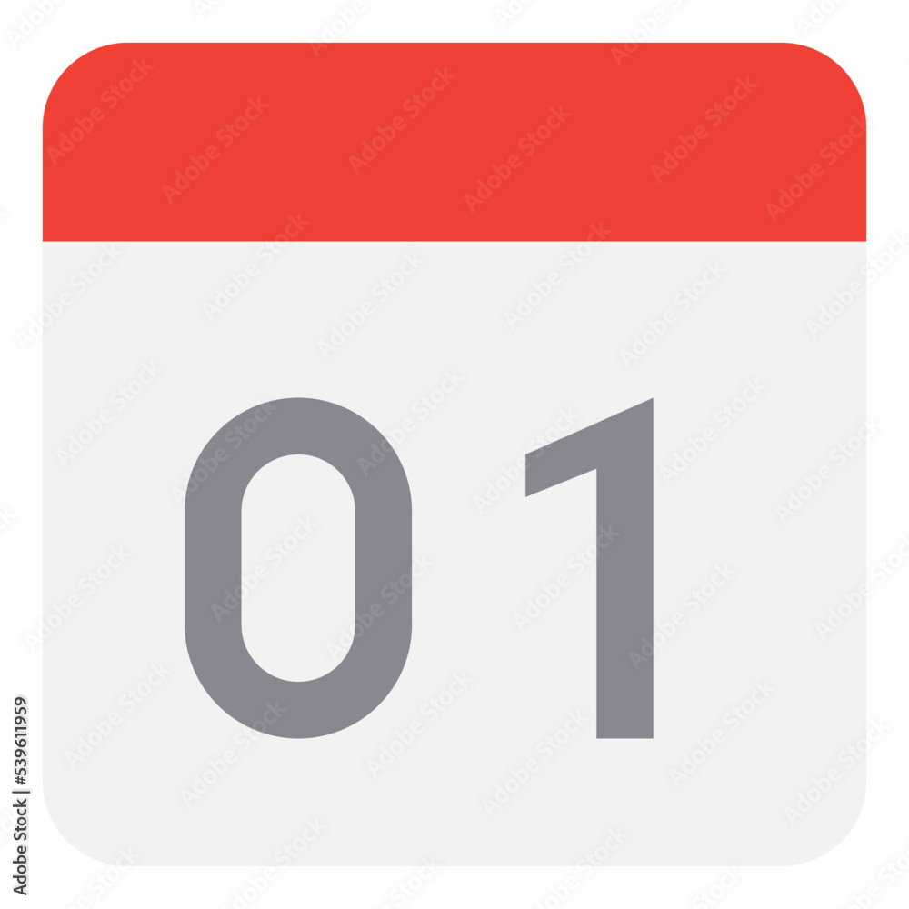 Calendar flat style icon Calendar flat style icon