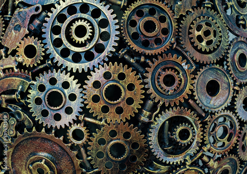 steel gear, Metal Rust Background, Decay steel steel gear, Metal Rust Background, Decay steel