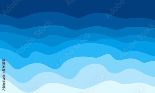 abstract patterns blue sea ocean wave vector