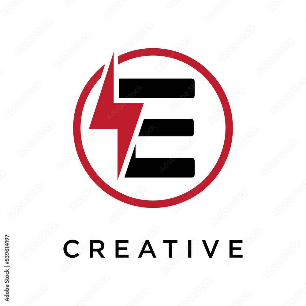 H Letter With Flash Icon Logo Design H Letter With Flash Icon Logo Design