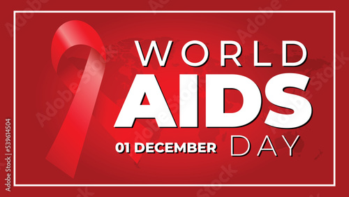 World Aids Day background for better world campaign