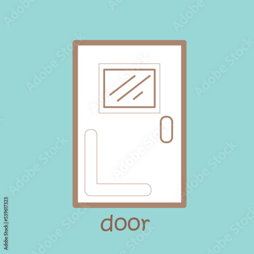 Alphabet D For Door Digital Stamp