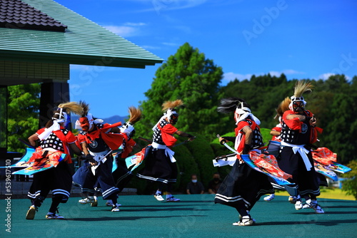 岩手県北上市　民俗芸能　鬼剣舞 photo