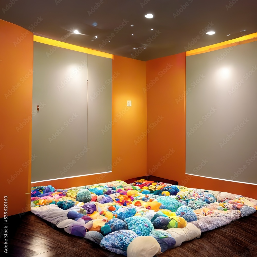 large room interactive wall engaging sensory experience stations room