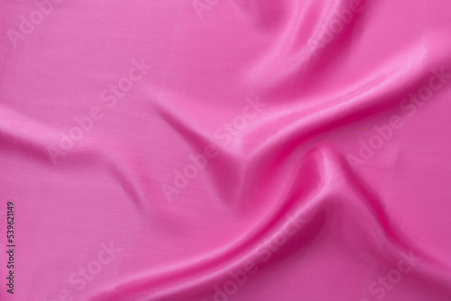 Close up of pink silk background