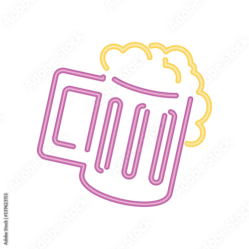 beer drink neon