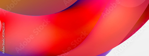 Fluid abstract background. Liquid color gradients composition. Round shapes and circle flowing design for wallpaper  banner  background or landing