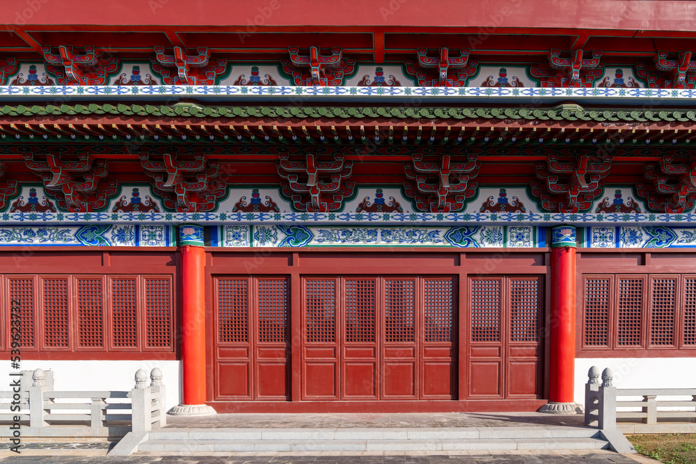 Tengwang Pavilion,Nanchang,traditional, ancient Chinese architecture, made of wood. Tengwang Pavilion,Nanchang,traditional, ancient Chinese architecture, made of wood.
