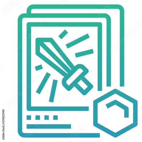 trading card icon