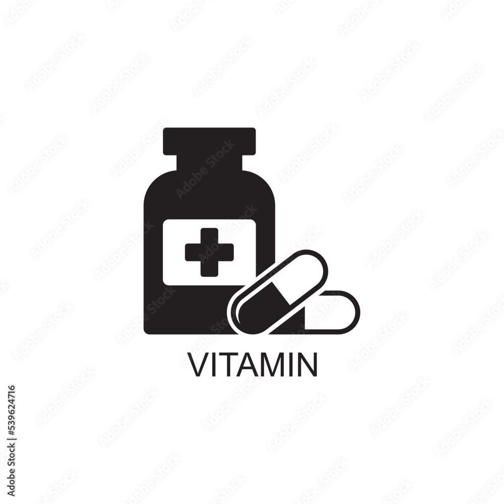 vitamin icon , medical icon vector vitamin icon , medical icon vector