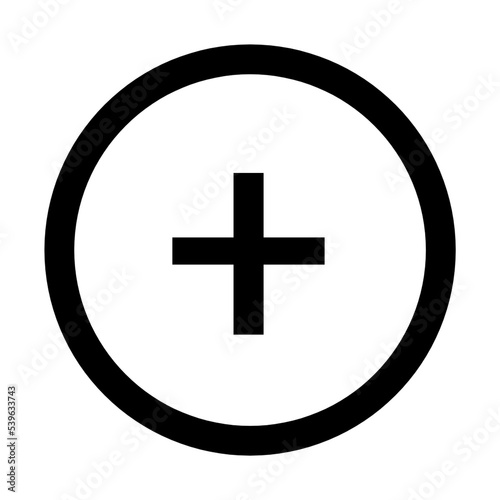 Plus circle icon