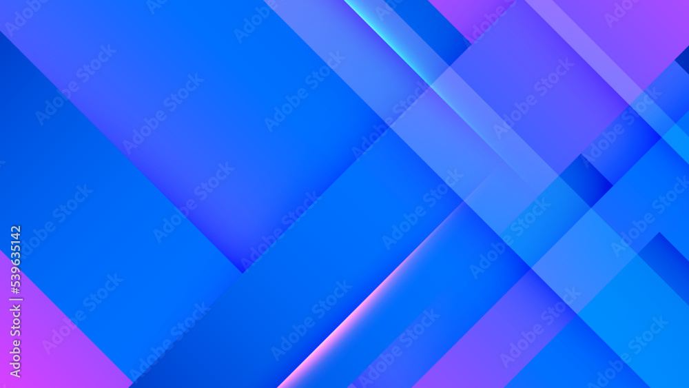 Obraz premium Modern blue and purple gradient technology background. Abstract futuristic tech banner with a gradient shape and light