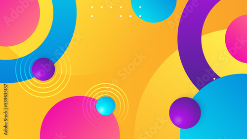 Abstract background with colorful geometric shapes. Trendy gradient geometric pattern background texture. Minimal color gradient background template for poster, certificate, presentation, landing page