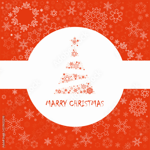 badges, christmas tree and snowflakes greeting card, new year,christmas, logo