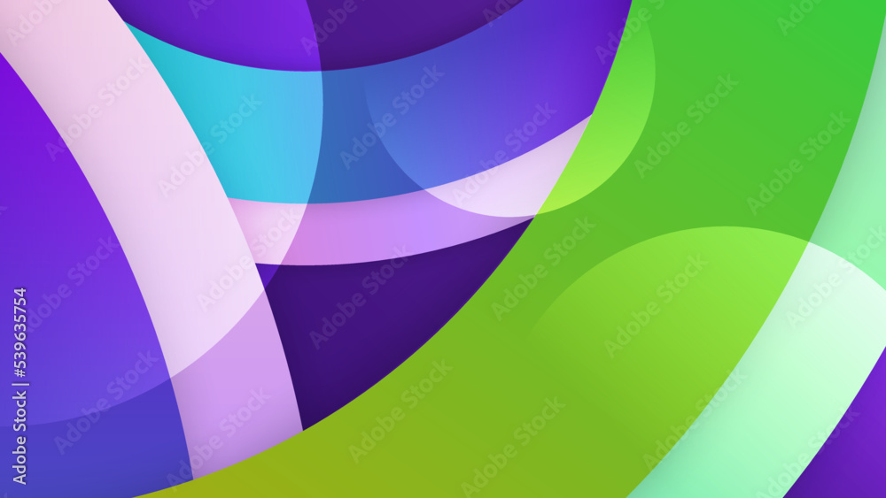 Obraz premium Abstract dynamic blue yellow orange red and orange gradient background