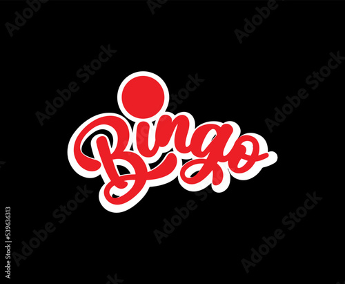 vector illustration of bingo	