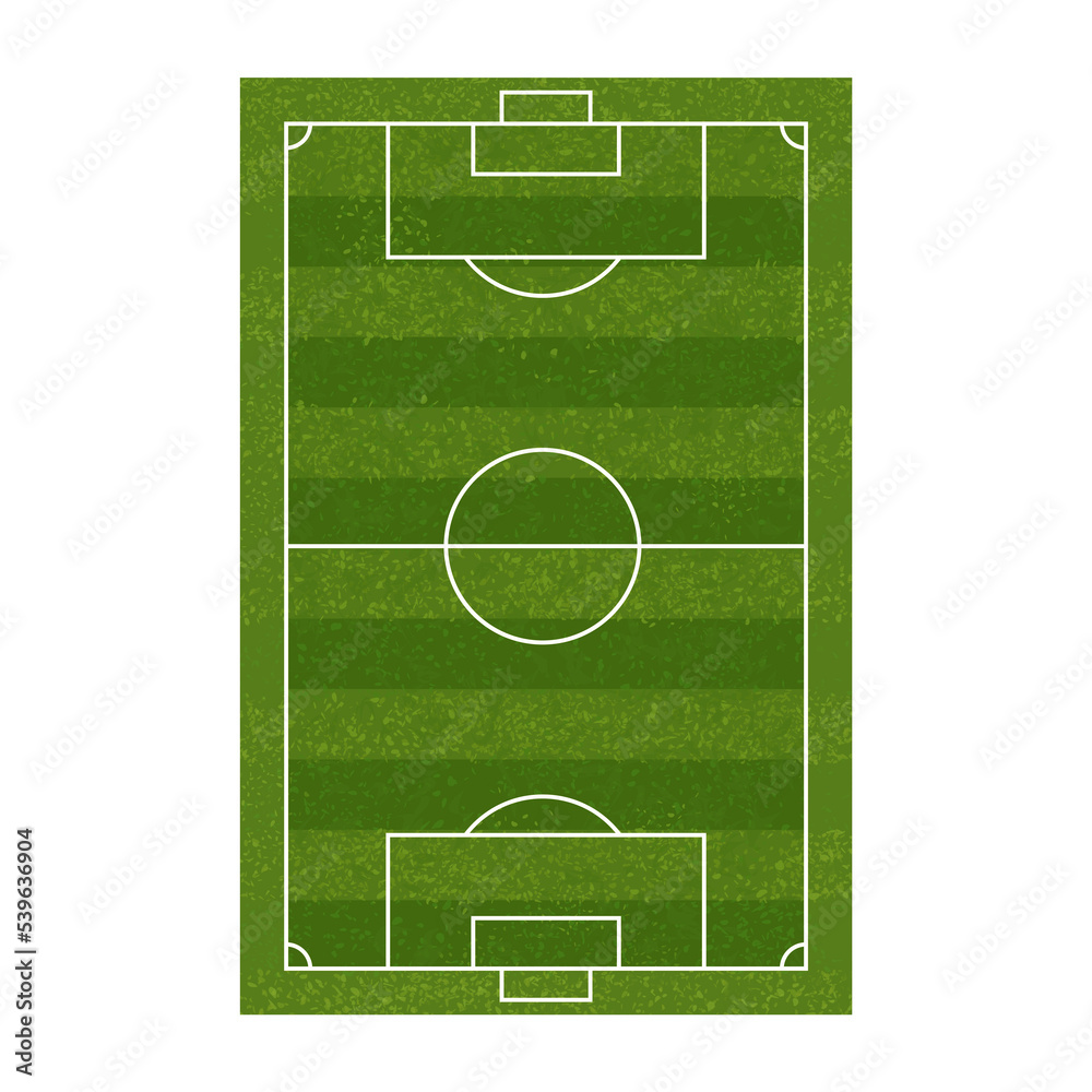 Fototapeta premium Soccer field or football field.
