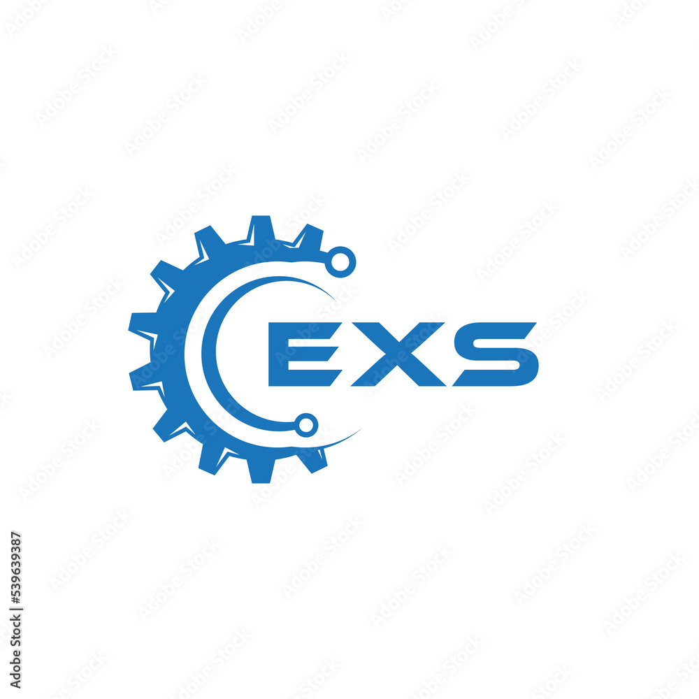 EXS letter technology logo design on white background. EXS creative initials letter IT logo concept. EXS setting shape design.
EXS letter technology logo design on white background. EXS creative initials letter IT logo concept. EXS setting shape design.