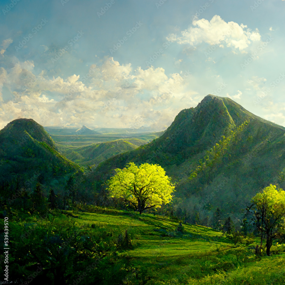 Spring Landscape Spring Landscape