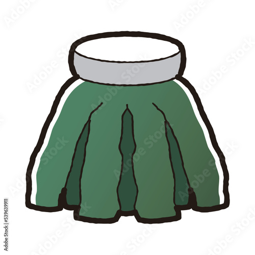 産卵床のイラスト