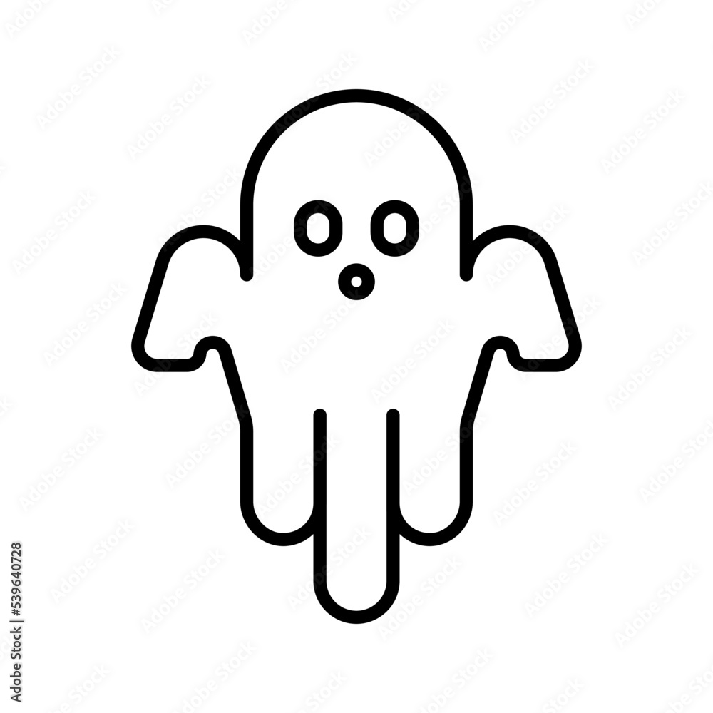 Ghost icon. sign for mobile concept and web design. vector illustration Ghost icon. sign for mobile concept and web design. vector illustration