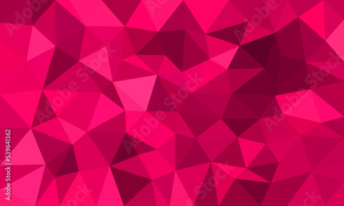low poly pink with triangle shape background. abstract low poly background of triangles. Polygonal pink geometric vector.