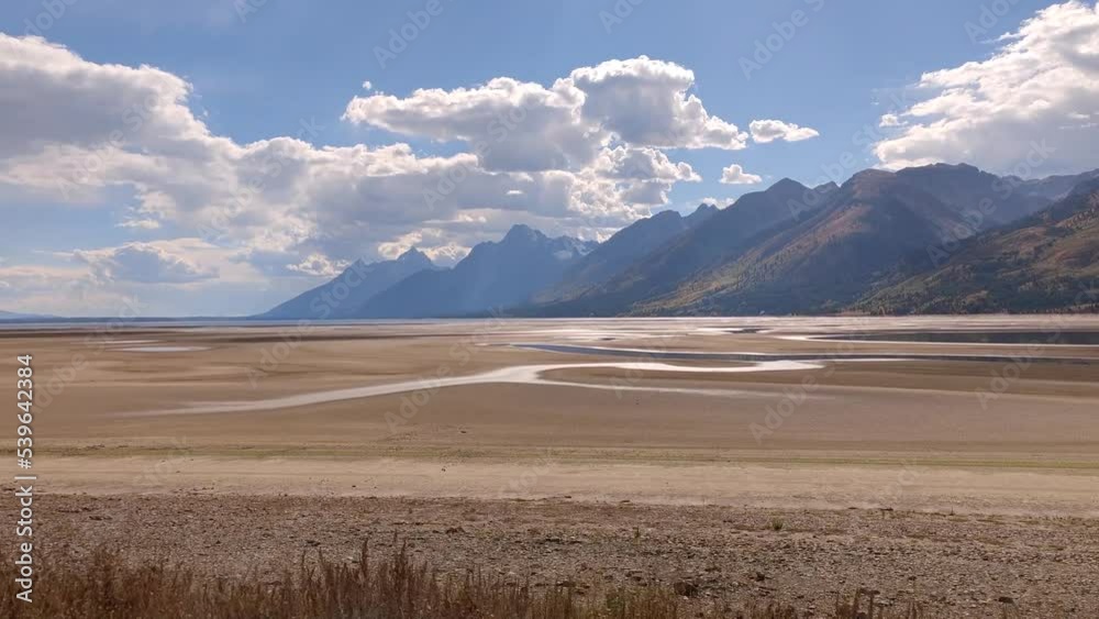 Driving in Grand Teton National Park Wyoming Driving in Grand Teton National Park Wyoming