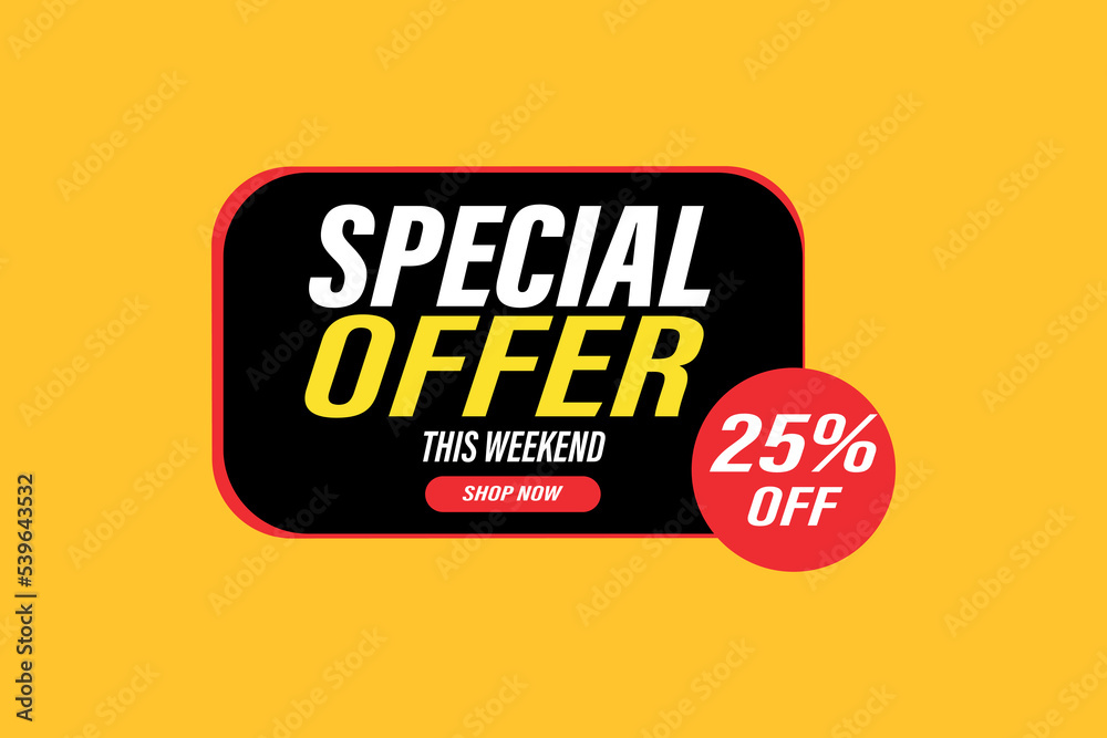 Special Offer up to 25 percent off vector element Special Offer up to 25 percent off vector element