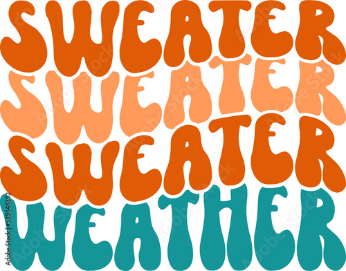 Sweater Weather PNG, Fall Sublimation Designs, Thanksgiving Png, Autumn Png, Cozy Season Png, Retro Fall Png, Thankful Png, Retro PNG