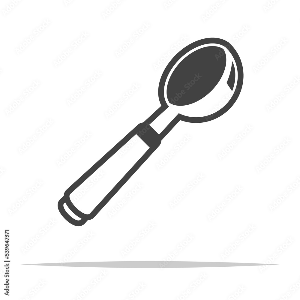 Ice cream scoop icon transparent vector isolated Ice cream scoop icon transparent vector isolated