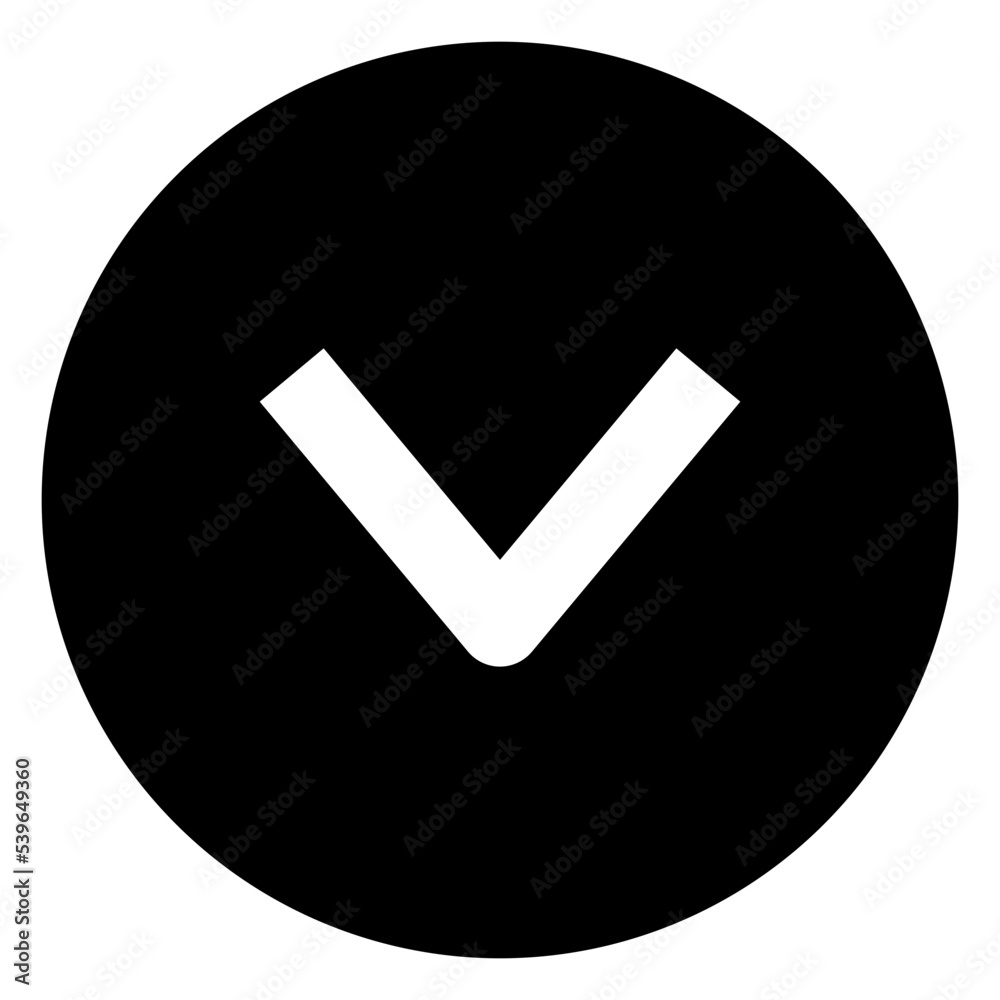 Icon Down With Style Glyph Icon Down With Style Glyph