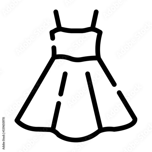 dress line icon photo