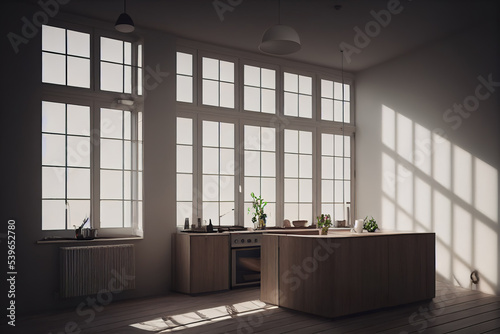 modern kitchen interior