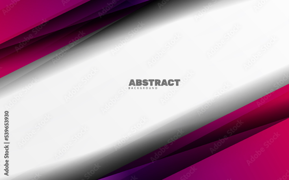 Abstract overlap papercut magenta color background