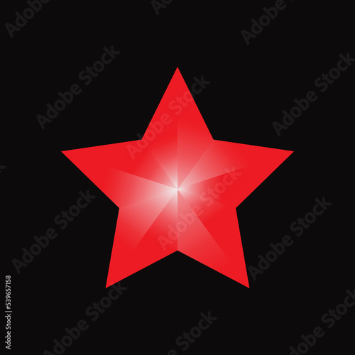 Abstract color background with stars rating icon. 