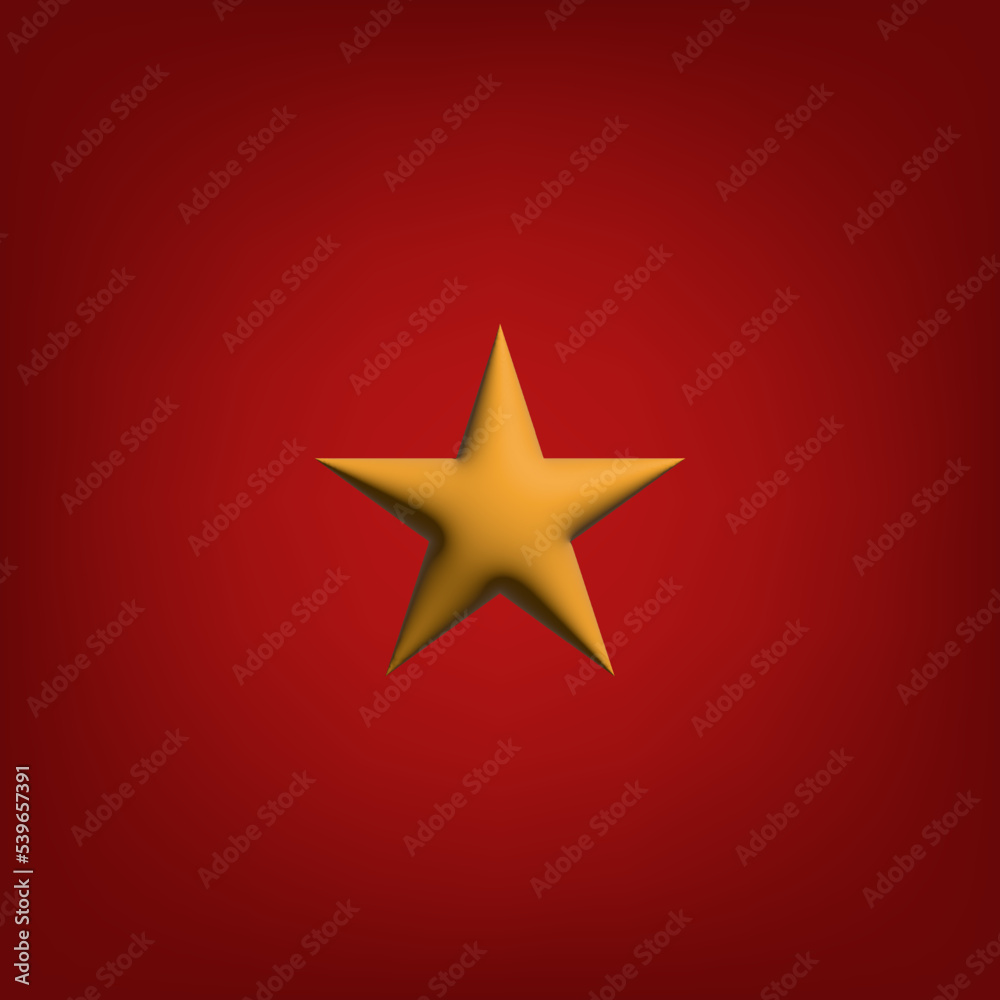 Fototapeta premium Abstract color background with stars rating icon