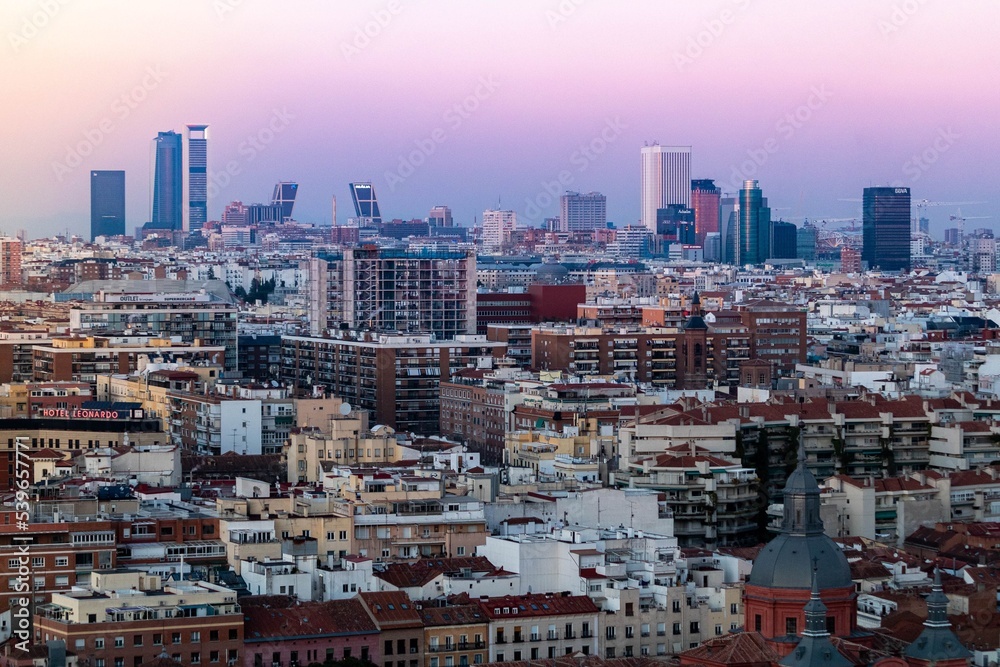 Madrid, capital de España, ciudad europea