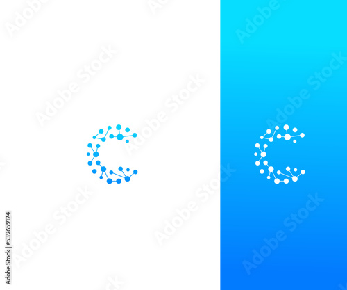 c Letter logo icon design template elements