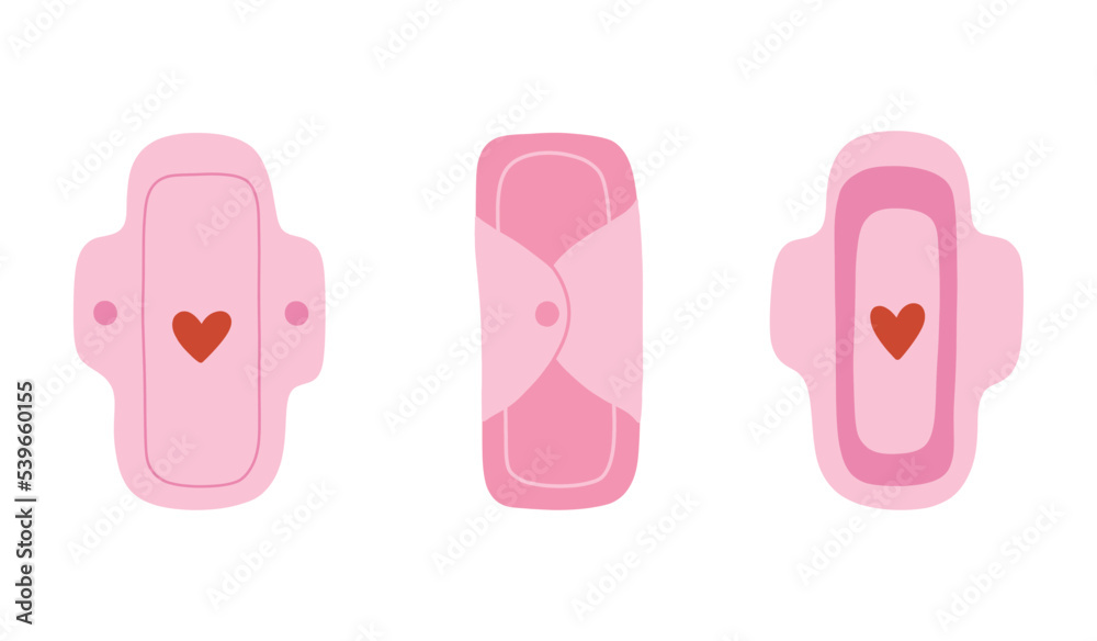 Menstruation pads.Pantyliner for feminine intimate hygiene.Feminine hygiene products.Fabric sanitary pad for periods.Zero waste hygiene product Menstruation pads.Pantyliner for feminine intimate hygiene.Feminine hygiene products.Fabric sanitary pad for periods.Zero waste hygiene product
